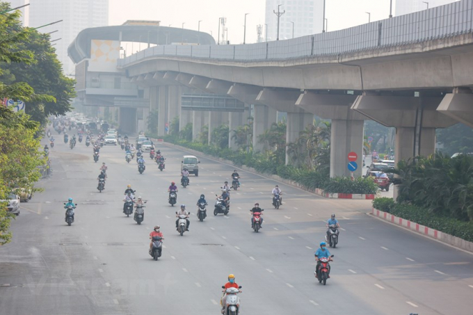 Tuy nhiên, Hà Nội vẫn duy trì 23 chốt ở các cửa ngõ ra vào. (Ảnh: PV/Vietnam+)