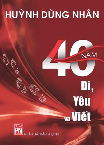 Bìa sách 40 năm đi, yêu và viết 