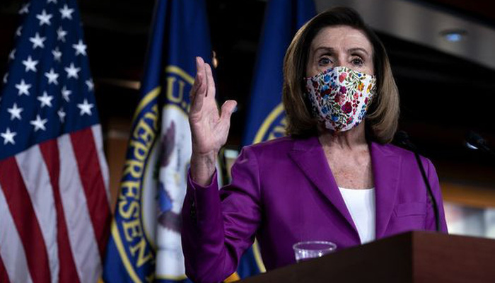 Chủ tịch Hạ viện Mỹ Nancy Pelosi. Ảnh: Bloomberg.