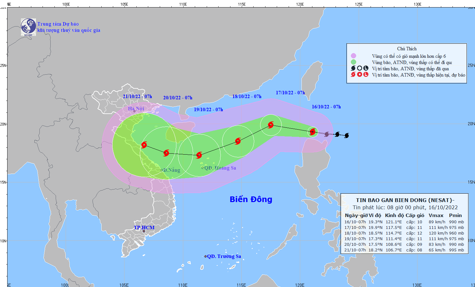 Tối nay, bão Nesta vào Biển Đông, khả năng mạnh thêm - Ảnh 1.