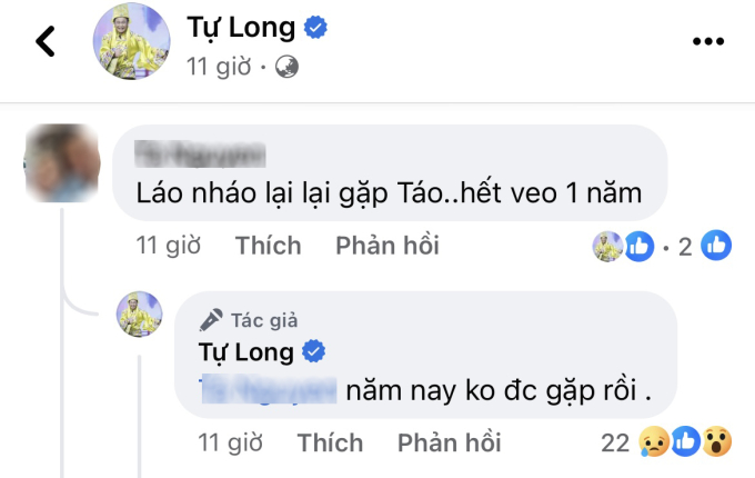 Bình luận của nghệ sĩ Tự Long khiến netizen hoang mang