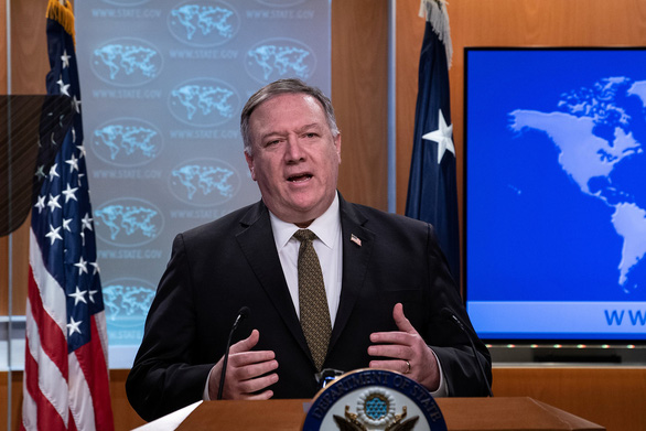   Ngoại trưởng Mỹ Mike Pompeo - Ảnh: REUTERS  