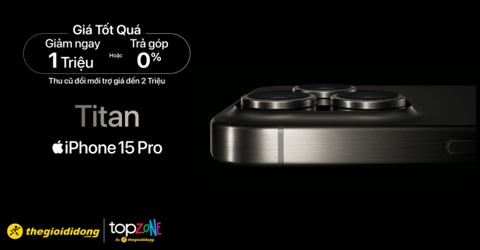 Giá iPhone 15 Pro Max tăng cao vì khan hàng sau gần 1 tuần mở bán tại Việt Nam