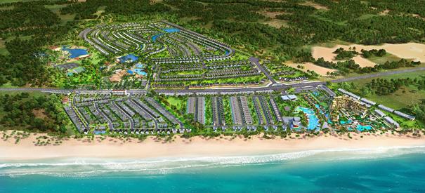   Happy Beach Villas – một hợp phần của phân kỳ The Tropicana, Tổ hợp Du lịch Nghỉ dưỡng Giải trí NovaWorld Hồ Tràm  