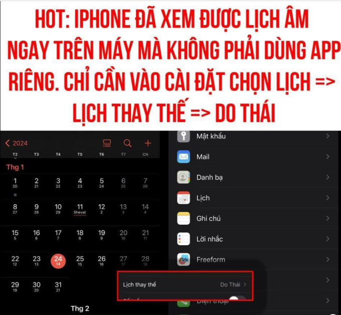 Thực tế, lịch Do Thái có sự khác biệt với âm lịch mà chúng ta vẫn đang dùng