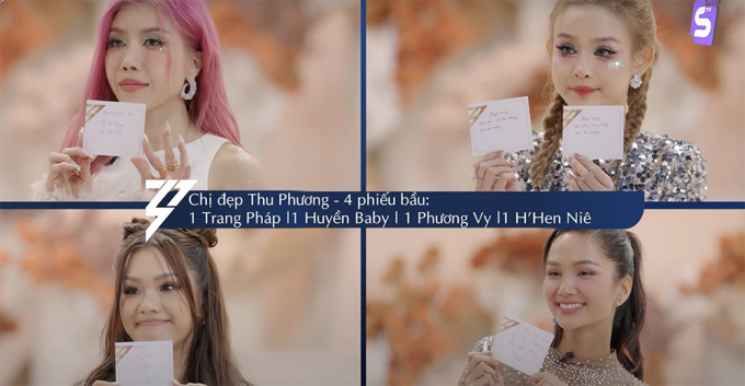 ... và Thu Phương có số phiếu ngang nhau