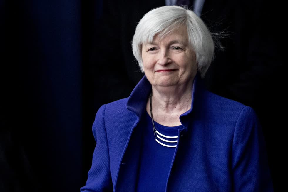 Cựu Chủ tịch FED Janet Yellen. Ảnh: Bloomberg