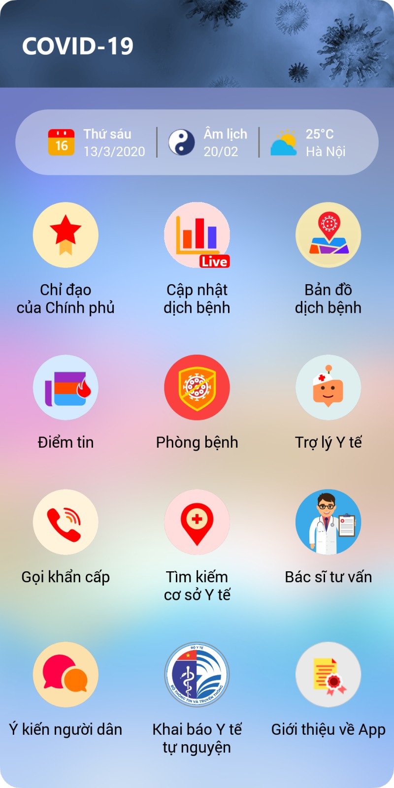 Bộ Y tế chính thức ra mắt app COVID-19.