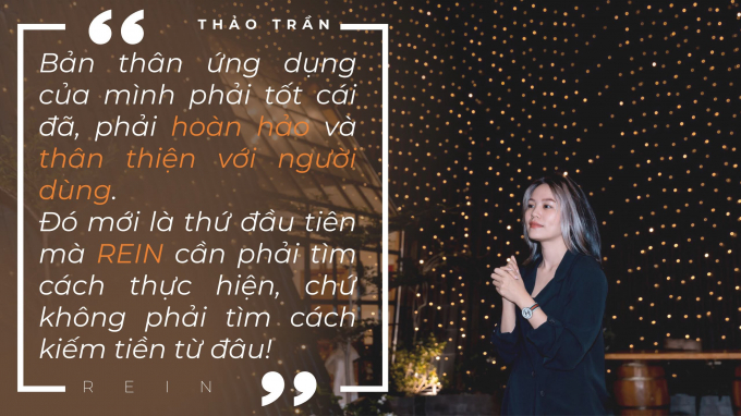 Thảo Trần, Co-founder ứng dụng REIN.