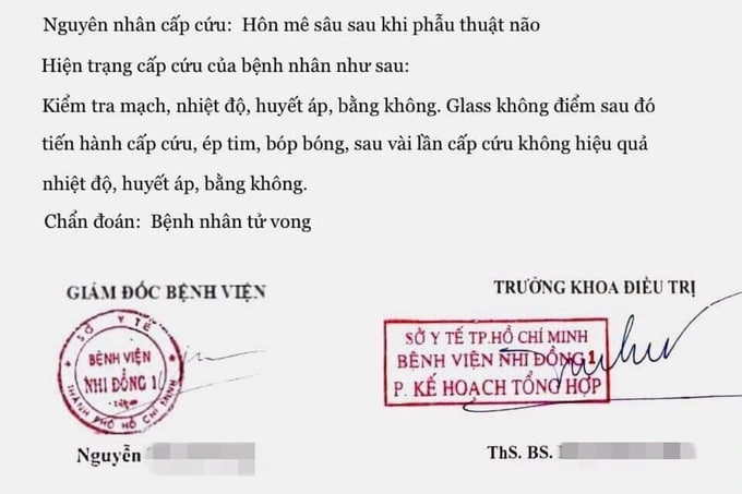 Bệnh viện Bệnh viện Nhi đồng 1 ở TP.HCM bị giả giấy tờ để trục lợi từ thiện - Ảnh 2.