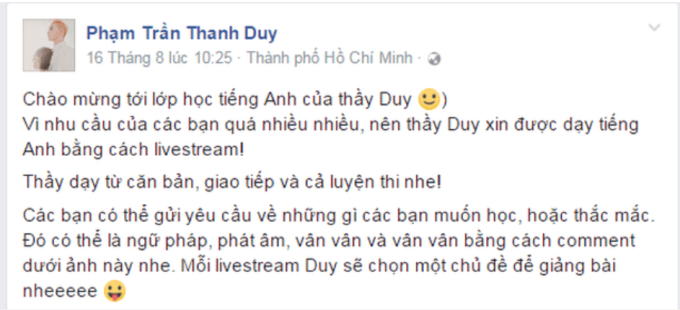 Ít ai biết nam ca sĩ Việt này từng tốt nghiệp thủ khoa lại còn làm giáo viên, xem lượng người theo học mà choáng