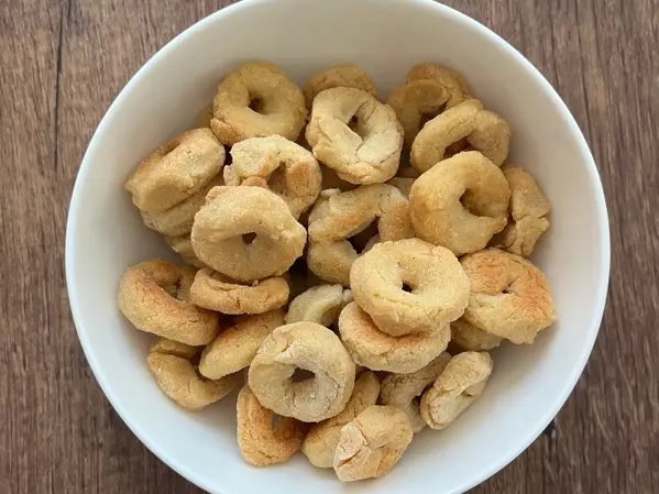 Món rosquillas mà Julia tự tay làm.