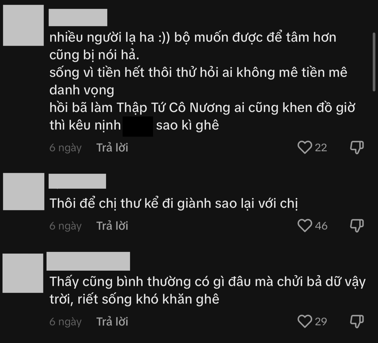 Khán giả tranh cãi về hành động của Nam Thư