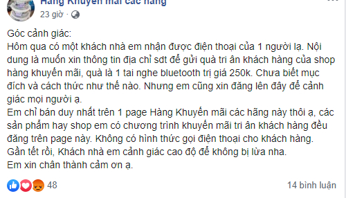 Cận tết, bùng phát lừa tặng quà mất tiền ship giá cao