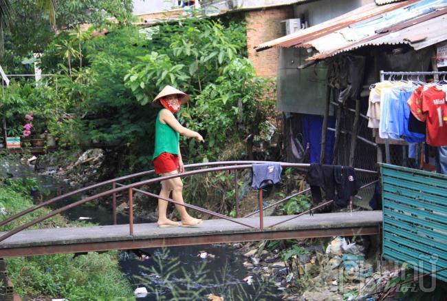 Môi trường ô nhiễm ở đây là nơi phát sinh nhiều mầm bệnh, chị Thảo cho biết nhà chị có thể bẫy được chục con chuột lớn chỉ trong 1 giờ đồng hồ.