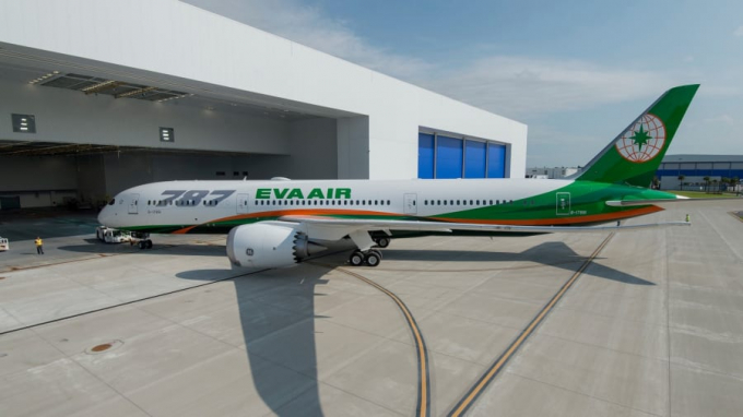 Đứng thứ 6 là hãng hàng không EVA Air của Đài Loan.