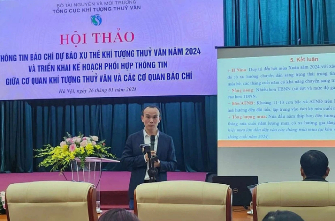   Ông Hoàng Phúc Lâm, Phó Giám đốc Trung tâm Khí tượng thủy văn quốc gia  