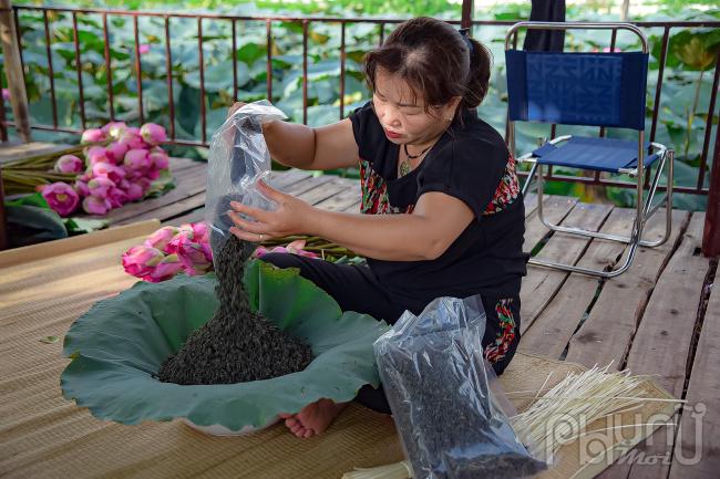 Trà được dùng ướp sen đa số là loại trà ngon, giá bán ra tuỳ thuộc vào loại trà được ướp vào sen, giá từ 50/búp đã ướp trà hoặc trà ngon hơn sẽ đắt.