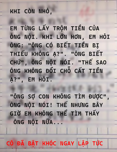 Bài văn về kỷ niệm với ông nội