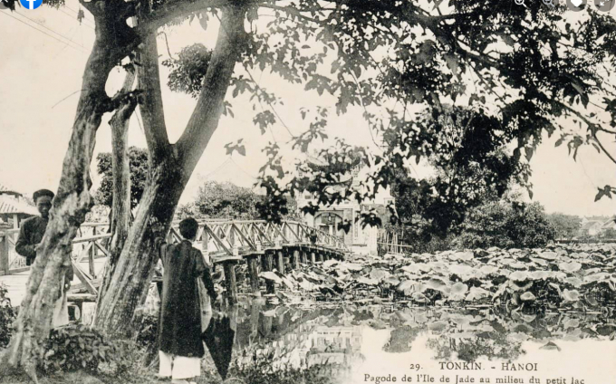   Cầu Thê Húc &  Đền Ngọc Sơn  - 1906  