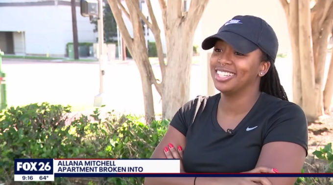 Allana Mitchell - Chủ căn hộ bị đột nhập