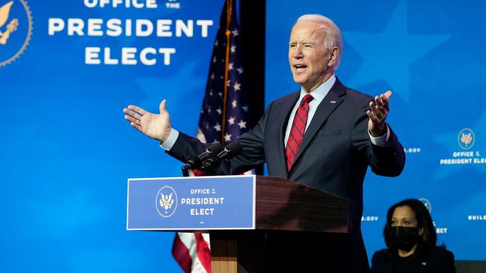 Tổng thống đắc cử Mỹ Joe Biden. Ảnh: CNN