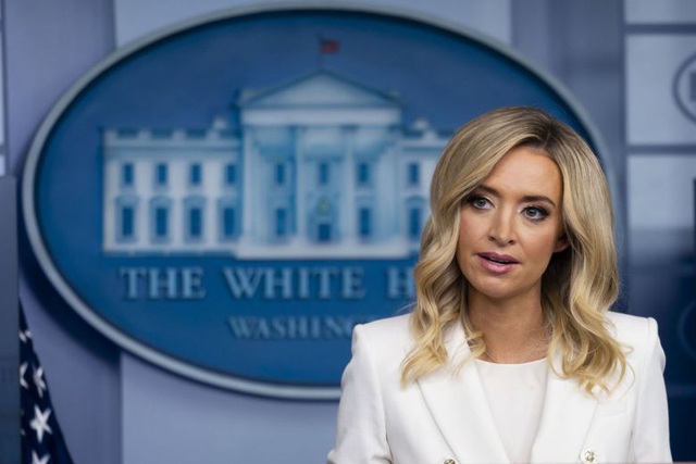 Thư ký báo chí Nhà Trắng Kayleigh McEnany. Ảnh: New York Times