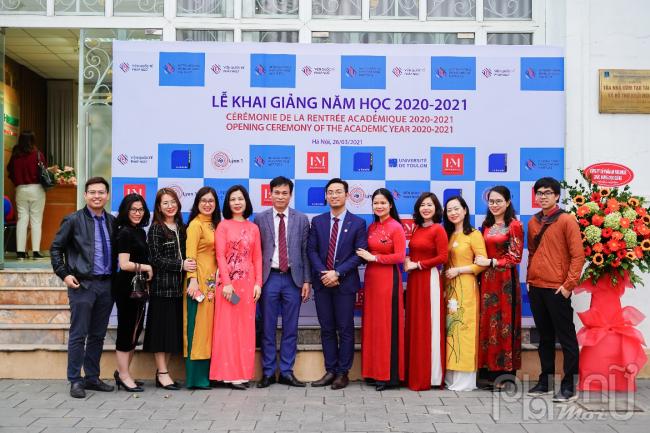 Đại diện học viên khóa I, Chương trình Thạc sĩ Fintech tại lễ khai giảng năm học 2020-2021