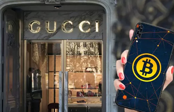 Thời trang Gucci cho khách hàng thanh toán bằng Bitcoin