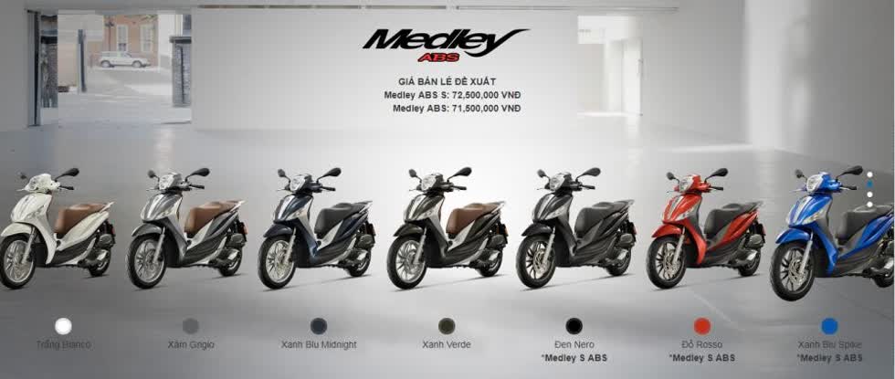 Giá xe máy Piaggio tháng 4/2020: Ổn định tại đại lý