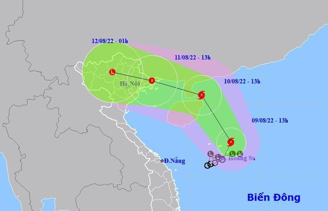 Áp thấp nhiệt đới mạnh lên thành bão số 2, hướng vào miền Bắc - Ảnh 1.