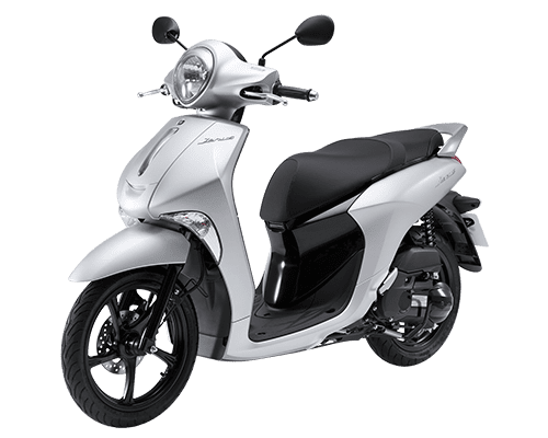 Yamaha Janus màu bạc.