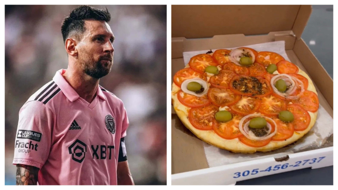 Chiếc pizza mà Messi từng ăn sau trận đấu của Inter Miami hồi tháng 9