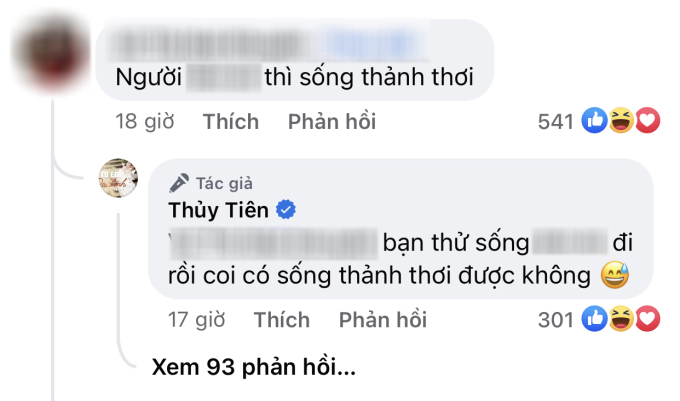 Thủy Tiên thẳng thắn đáp trả khi bị netizen mỉa mai lối sống