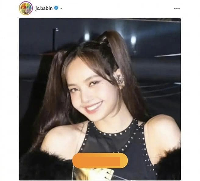   Ảnh của Lisa trên Instagram của Ông JC Babin - CEO BVLGARI hiện đã bị ẩn/xoá  