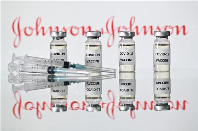   Hình ảnh mô phỏng vaccine ngừa COVID-19 của Johnson & Johnson. Ảnh: AFP/TTXVN  