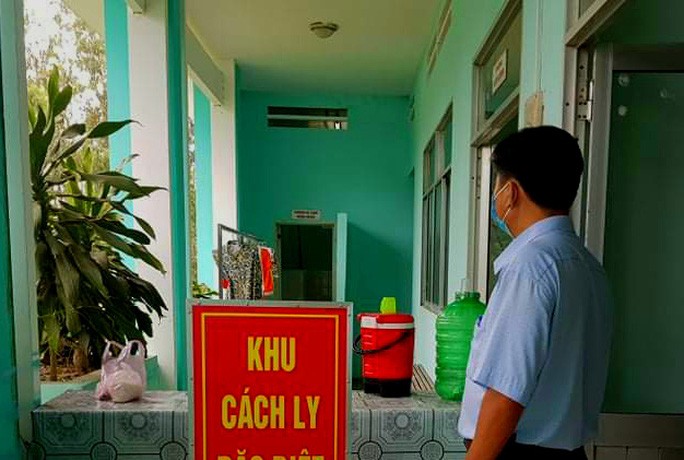 Một trong những khu vực cách ly trên địa bàn tỉnh An Giang. 