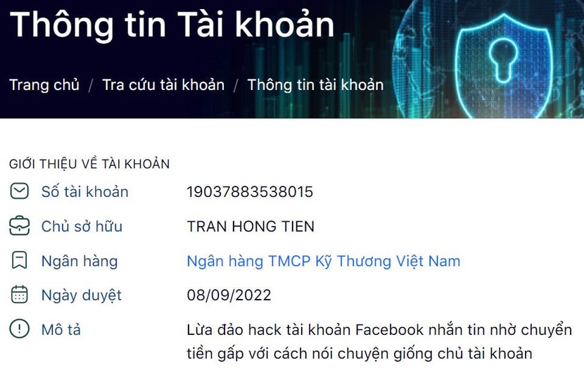 Cách kiểm tra tài khoản ngân hàng lừa đảo  - Ảnh 3.