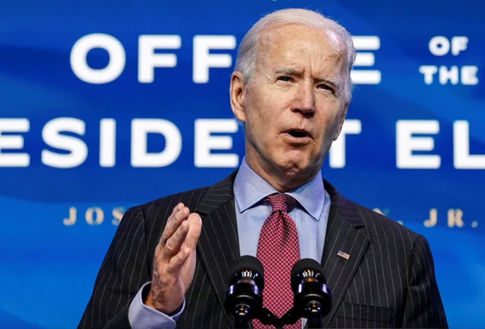 Tổng thống đắc cử Mỹ Joe Biden.