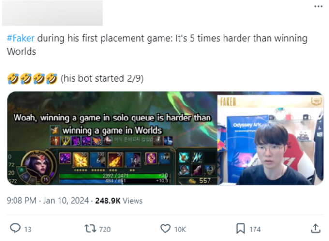 Faker còn phải cảm thán: 