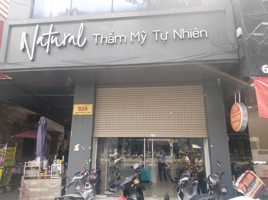 Thẩm mỹ viện Natural bị đình chỉ vì hoạt động  - Ảnh 1.