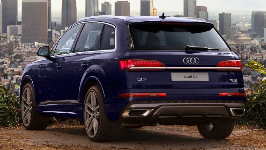 Thiết kế đuôi xe Audi Q7 2020.