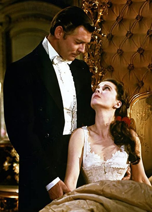   Clark Gable và Vivien Leigh trong cảnh phim 