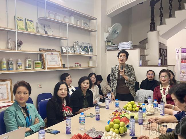 PGS.TS Nguyễn Minh Tân – Chi hội trưởng Chi hội COSTAS tổng kết các hoạt động tiêu biểu của Chi hội năm 2023