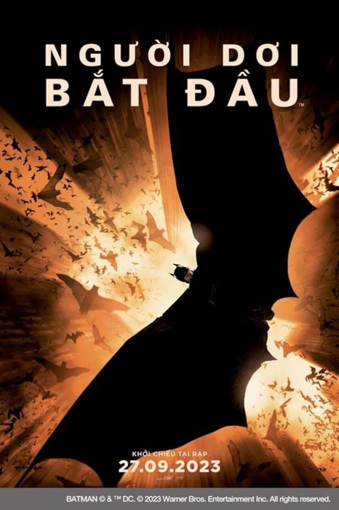 Bộ ba phần phim tượng đài của siêu anh hùng - The Dark Knight của Christopher Nolan ấn định ngày khởi chiếu