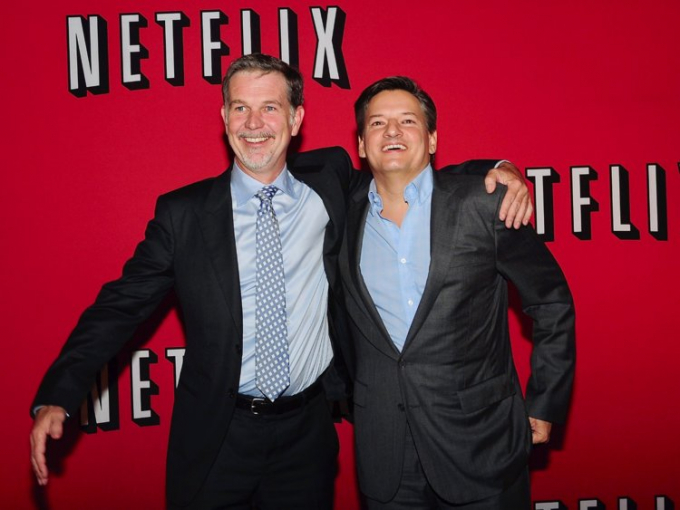 Reed Hastings và Ted Sarandos