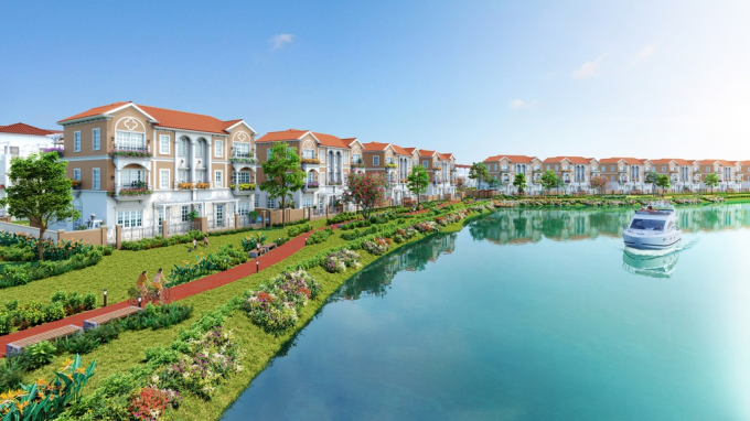   River Park 1 hưởng lợi kép từ hệ thống công viên rộng hơn 24.000 m2, sông xanh chạy dọc phân khu vàkhông gian xanh của toàn dự án.  