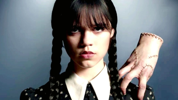 Nữ diễn viên Jenna Ortega đóng chính trong Wednesday