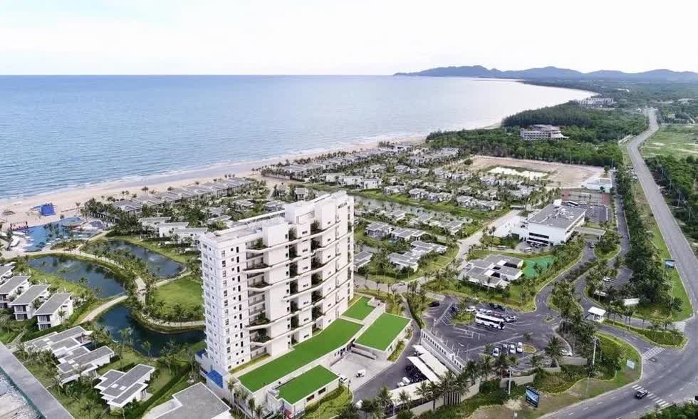 Toàn cảnh khu nghỉ dưỡng Melia Hồ Tràm Beach Resort.