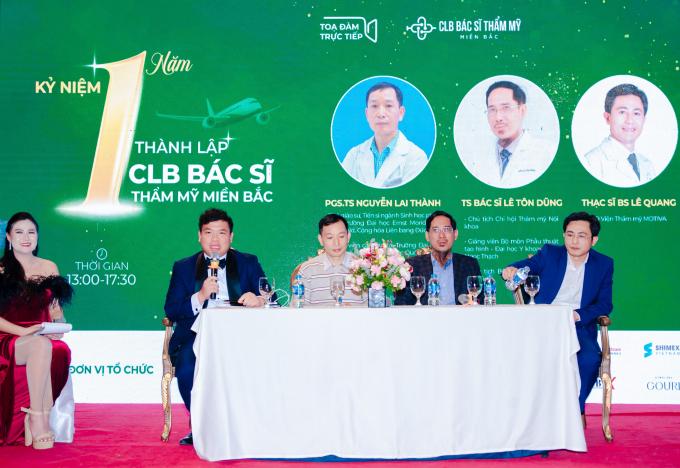 Các diễn giả, chuyên gia đầu ngành giải đáp những thắc mắc tại tọa đàm “Xu hướng và giải pháp ngành làm đẹp 2024”